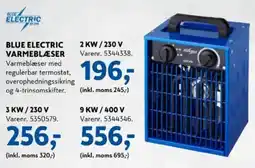 Davidsen Blue Electric varmeblæser tilbud