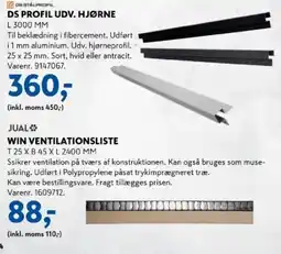 Davidsen DS Stålprofil Udvhjørne tilbud