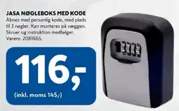 Davidsen Jasa nøgleboks med kode tilbud