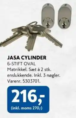 Davidsen Jasa cylinder tilbud