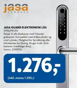 Davidsen Jasa Guard elektronisk lås smalprofil tilbud