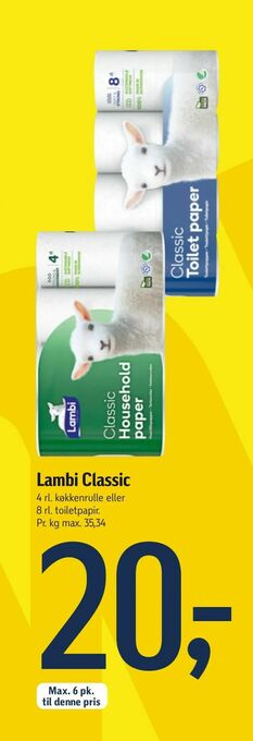 Føtex Lambi Classic tilbud