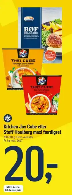 Føtex Kitchen Joy Cube eller Steff Houlberg maxi færdigret tilbud