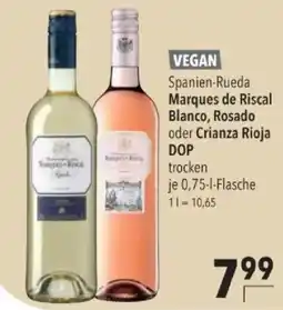 Citti Marques de Riscal Blanco, Rosado oder Crianza Rioja tilbud