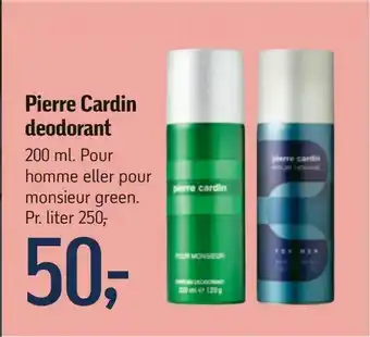 Føtex Pierre Cardin deodorant tilbud
