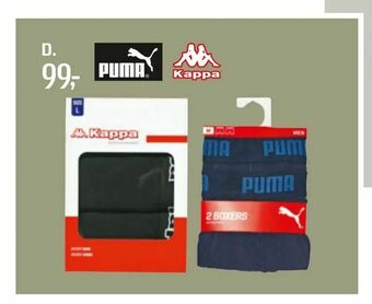 Føtex 2-pak Puma tights eller 3-pak Kappa tights. tilbud