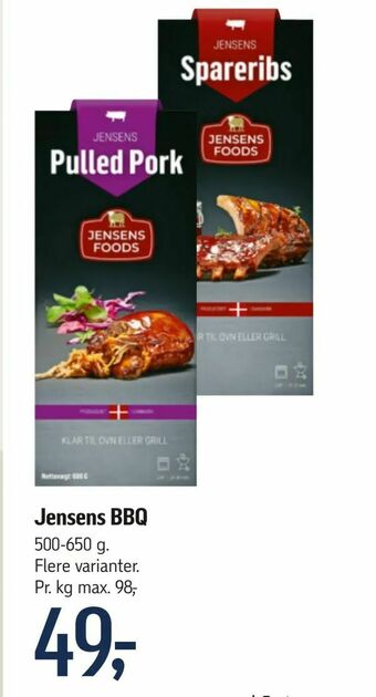 Føtex Jensens BBQ tilbud