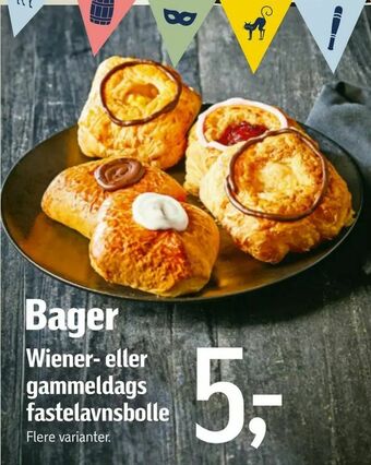 Føtex Wiener- eller gammeldags fastelavnsbolle tilbud