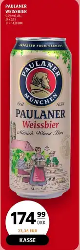 Scandinavian Park PAULANER WEISSBIER tilbud