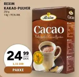 Scandinavian Park REXIM KAKAO-PULVER tilbud