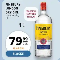 Scandinavian Park FINSBURY LONDON DRY GIN tilbud