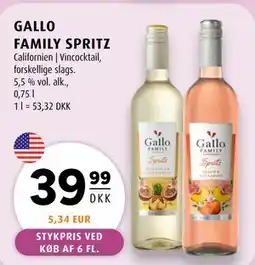 Scandinavian Park GALLO FAMILY SPRITZ tilbud