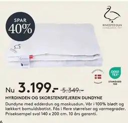 SENG HYRDINDEN OG SKORSTENSFEJEREN DUNDYNE tilbud