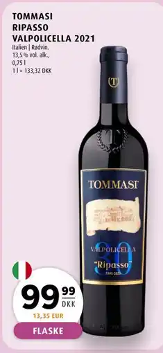 Scandinavian Park TOMMASI RIPASSO VALPOLICELLA 2021 tilbud
