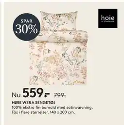 SENG HØIE WERA SENGETØJ tilbud