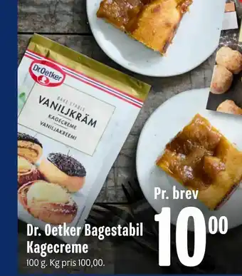 Min Købmand Dr. Oetker Bagestabil Kagecreme tilbud