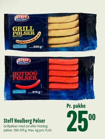 Min Købmand Steff Houlberg Pølser tilbud