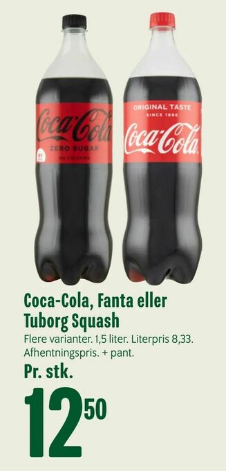 Min Købmand Coca-Cola, Fanta eller Tuborg Squash tilbud