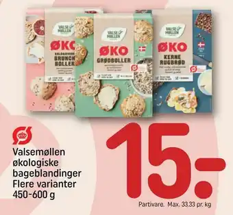 REMA 1000 Valsemøllen økologiske bageblandinger tilbud