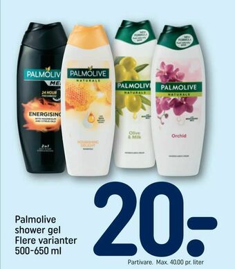 REMA 1000 Palmolive shower gel tilbud