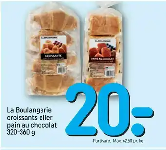 REMA 1000 La Boulangerie croissants eller pain au chocolat tilbud
