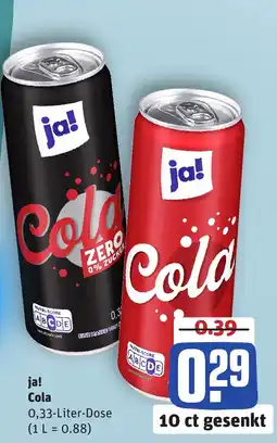 REWE DE ja! Cola tilbud