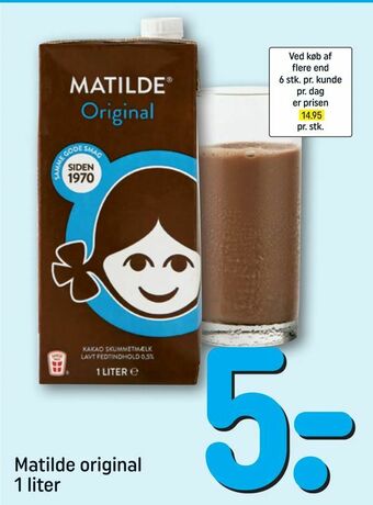REMA 1000 Matilde original 1 liter tilbud