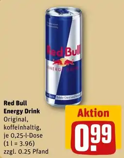 REWE DE Red Bull Energy Drink Original tilbud