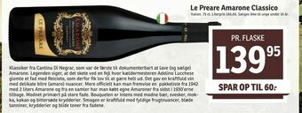 SPAR Le Preare Amarone Classico tilbud