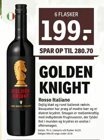 SPAR Golden knight tilbud