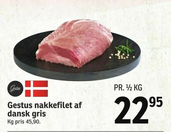 SPAR Gestus nakkefilet af dansk gris tilbud