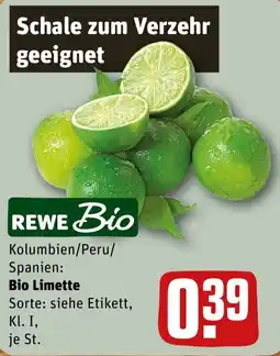 REWE DE Rewe Bio Limette tilbud