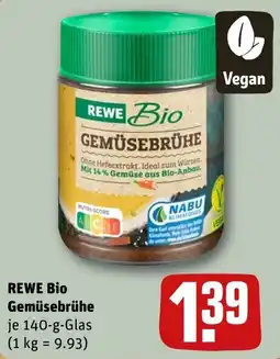 REWE DE REWE Bio Gemüsebrühe tilbud