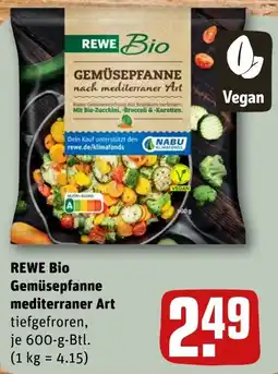 REWE DE Rewe Bio Gemüsepfanne mediterraner art tilbud