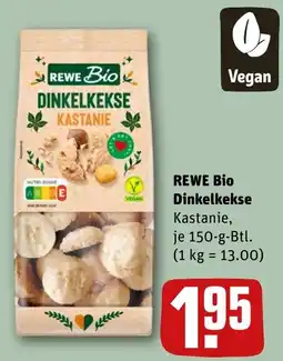 REWE DE Rewe Bio Dinkelkekse Kastanie tilbud