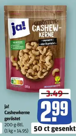 REWE DE ja! Cashewkerne geröstet tilbud