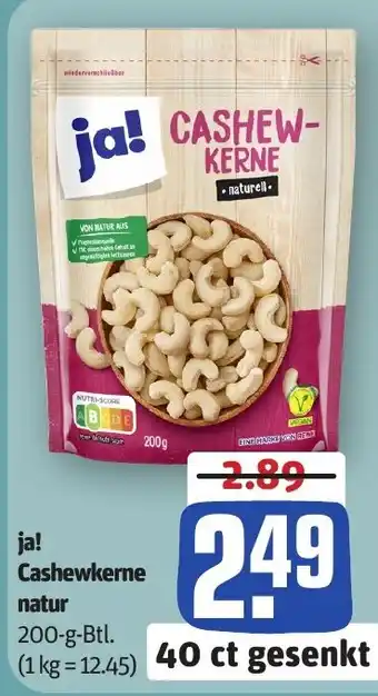 Ja! Cashewkerne natur