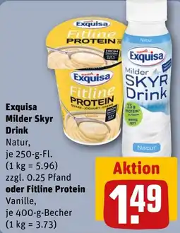REWE DE Exquisa Mild Skyr Drink Natur tilbud