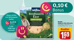 REWE DE Bergader Bergbauern Käse mild-nussig tilbud