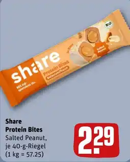 REWE DE Share Protein Bites Salted Peanut tilbud