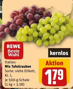 REWE DE Rewe Beste Wahl Mix Tafeltrauben tilbud