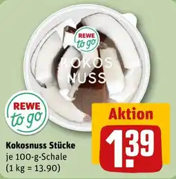REWE DE Rewe to go Kokosnuss Stücke tilbud