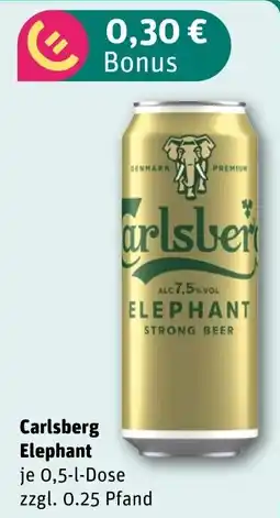 REWE DE Carlsberg Elephant tilbud