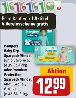 REWE DE Pampers Baby Dry Sparpack Windel tilbud