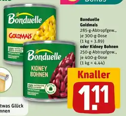 REWE DE Bonduelle kidney bohnen tilbud