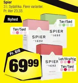 Calle Spier tilbud