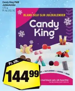 Calle Candy King P&M Julekalender tilbud