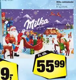 Calle Milka Julekalender tilbud