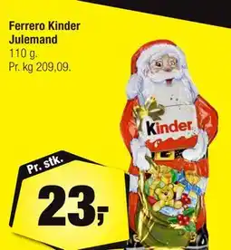 Calle Ferrero Kinder Julemand tilbud