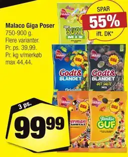 Calle Malaco Giga Poser tilbud